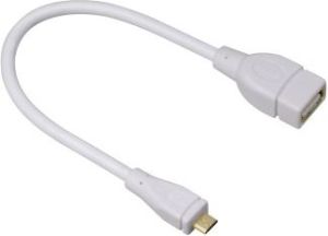 Adapter USB Hama microUSB - USB Biały  (000545180000) 1