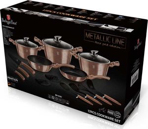 Berlinger Haus Zestaw garnków METALLIC ROSE GOLD [BH-6161] 5