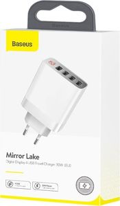 Ładowarka Baseus Mirror Lake 4x USB-A 6 A (BRA008262) 18