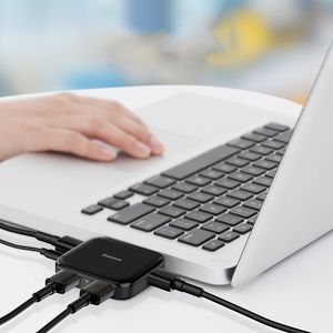 HUB USB Baseus Baseus adapter HUB 4x USB 2.0 + micro CAHUB-CW01 9