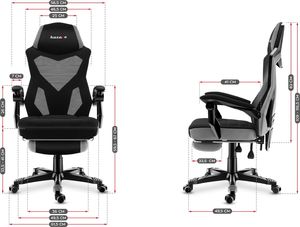 Fotel Huzaro Combat 3.0 szary 23