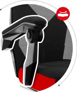 Fotel Huzaro Combat 3.0 czerwony 19