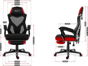 Fotel Huzaro Combat 3.0 czerwony 23