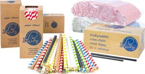 GSG słomki papierowe BIO* PAPER STRAWS grube 8/205mm czarne 500 sztuk (1009913) 2