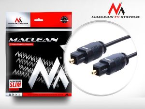 Kabel Maclean Toslink - Toslink 1m czarny (MCTV-751) 2