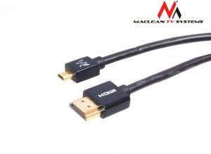 Kabel Maclean HDMI Micro - HDMI 3m czarny (MCTV-723) 1