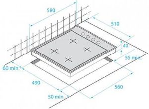 Płyta grzewcza Beko HIZG 64122 SX 2