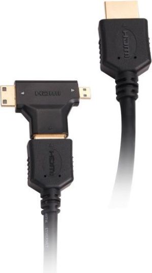Kabel Prestigio HDMI - HDMI 1.8m czarny (PHDMIAC1) 1
