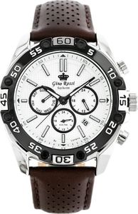 Zegarek Gino Rossi ZEGAREK MĘSKI  E8754A2-3B1 - EXCLUSIVE (zg300e) uniwersalny 1