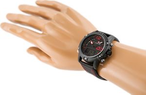 Zegarek Naviforce ZEGAREK MĘSKI NAVIFORCE - CYCLONE - DUAL TIME (zn036b) + box uniwersalny 6