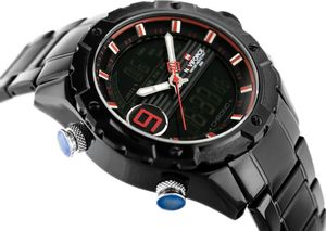 Zegarek Naviforce ZEGAREK MĘSKI NAVIFORCE - NF9146S (zn089b) - black/red + BOX uniwersalny 3