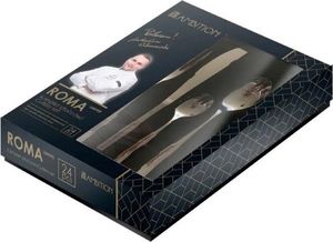Ambition Zestaw Sztućców 24 el Ambition Roma Sztućce Komplet uniwersalny 7