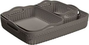 Curver Organizer do biura / łazienki / kuchni A5 taca koszyk pudełko 2