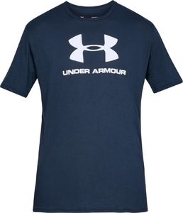 Under Armour Koszulka męska Sportstyle Logo Tee granatowa r. M (1329590-408) 1