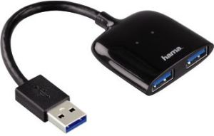 HUB USB Hama 2x USB-A 3.0 (000541320000) 1