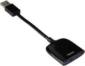HUB USB Hama 2x USB-A 3.0 (000541320000) 2