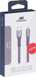 Kabel USB RivaCase USB-A - USB-C 1.2 m Szary (PS 6102 GR12) 2