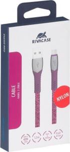 Kabel USB RivaCase USB-A - USB-C 1.2 m Czerwony (PS 6102 RD12) 2