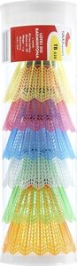 Teloon Lotki do badmintona TELOON TB020 6szt. plastikowe kolorowe uniwersalny 1