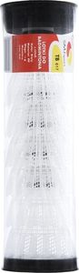 Teloon Lotki do badmintona TELOON TB017 6szt. plastikowe białe uniwersalny 1
