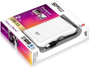 Dysk zewnętrzny HDD Silicon Power Armor A30 2TB Biały (SP020TBPHDA30S3W) 5