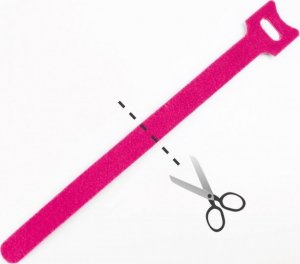 Organizer Candy Candy Cable opaska zielona różowa niebieska biała 2szt 10