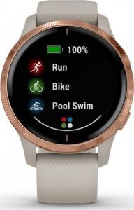 Zegarek sportowy Garmin Venu Beżowy  (010-02173-23) 4