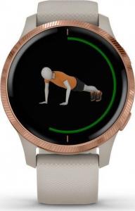 Zegarek sportowy Garmin Venu Beżowy  (010-02173-23) 6