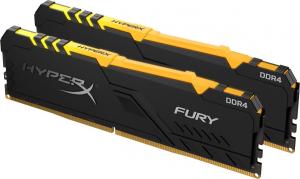 Pamięć HyperX Fury RGB, DDR4, 16 GB, 3600MHz, CL17 (HX436C17FB3AK2/16) 2