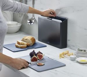 Deska do krojenia Joseph Joseph plastikowa M 31x22cm 4szt. ze stojakiem 5