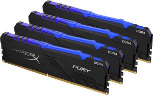 Pamięć HyperX Fury RGB, DDR4, 8 GB, 3600MHz, CL17 (HX436C17FB3A/8) 3