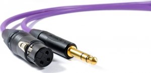 Kabel Melodika Jack 6.3mm - XLR 6m fioletowy 1