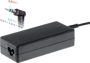 Zasilacz do laptopa Akyga 45 W, 3 mm, 2.3 A, 19.5 V (AK-ND-68) 2