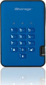 Dysk zewnętrzny HDD iStorage diskAshur2 2TB Niebieski (IS-DA2-256-2000-BE) 3