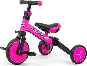 Milly Mally Rowerek 3w1 Optimus Pink 5