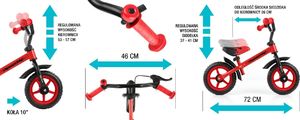 Rowerek biegowy Milly Mally Dragon z hamulcem Candy 5