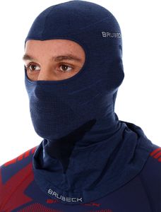 Brubeck KM10370 Kominiarka unisex wełniana granatowy L/XL 2