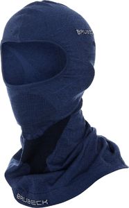 Brubeck KM10370 Kominiarka unisex wełniana granatowy S/M 3