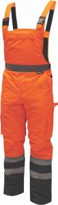 Dedra spodnie ocieplane odblaskowe ogrodniczki rozmiar XL, pomarańczowe (BH80SO2-XL) 1