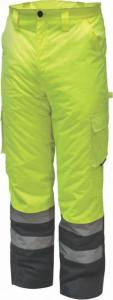 Dedra spodnie ocieplane odblaskowe rozmiar L, żółte (BH80SP1-L) 1