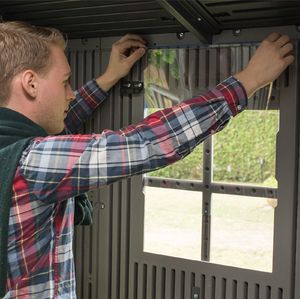 Lifetime szopa ogrodowa premium 213x213 brąz (60301) 9