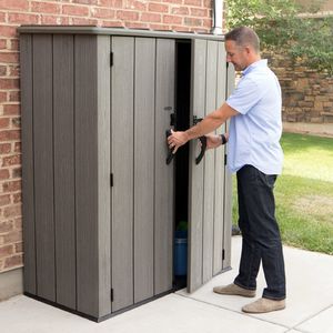 Szafa ogrodowa Lifetime Premium 136x70 cm brązowa 60209 9