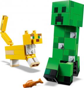 LEGO Minecraft BigFig Creeper i Ocelot  (21156) 5