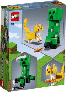 LEGO Minecraft BigFig Creeper i Ocelot  (21156) 6