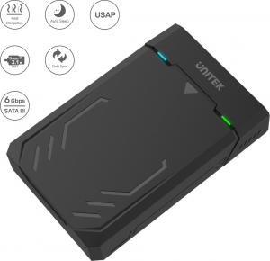Kieszeń Unitek USB 3.0 - 2.5" / 3.5" HDD/SSD SATA III (Y-3035) 2