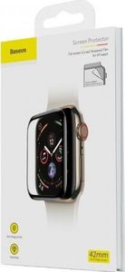 Baseus Szkło hartowane 0,2mm Baseus do Apple Watch 1/2/3 (42mm) 8