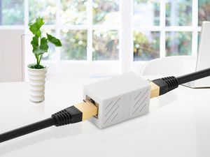 Ugreen Złączka, przedłużka sieciowa RJ45 UGREEN Ethernet, 8P/8C, Cat.7, UTP (czarna) 2