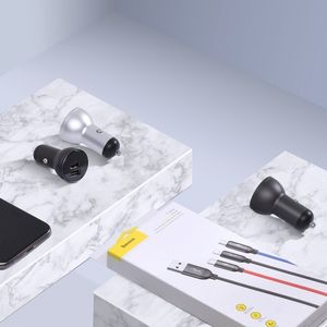 Ładowarka Baseus Three Primary Colors 2x USB-A 4.8 A  (TZCCBX-0G) 6