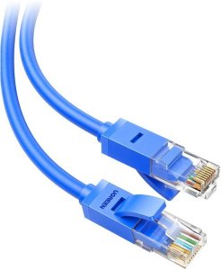 Ugreen NW102 Okrągły kabel sieciowy RJ45, Cat.6, UTP, niebieski, 5 m (11204) 2