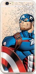 ERT ETUI PŁYNNY BROKAT MARVEL KAPITAN AMERYKA 011 IPHONE 6 / 7 / 8 standard 1